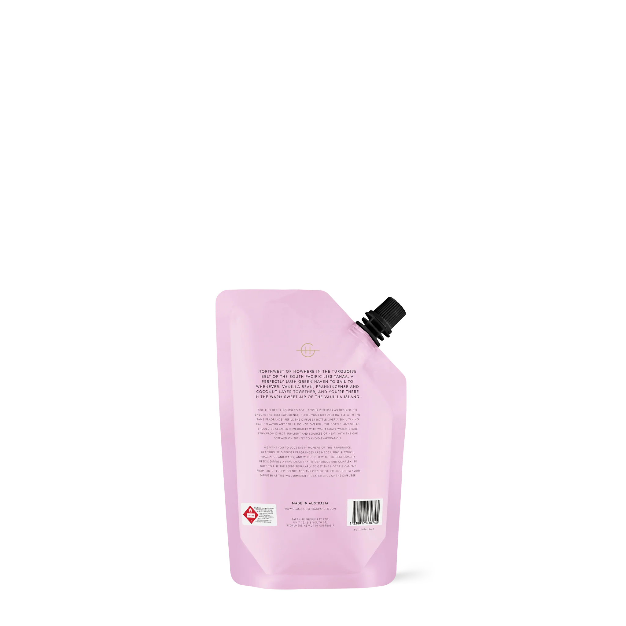GLASSHOUSE FRAGRANCES A Tahaa Affair Diffuser Refill 250ml