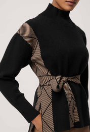 Once was Nomadic high neck wool blend sweater