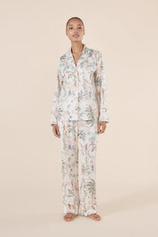 GINGERLILLY Maeve Satin Silky PJ Set