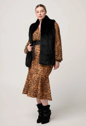 Once Was Hazel Faux Fur Vest