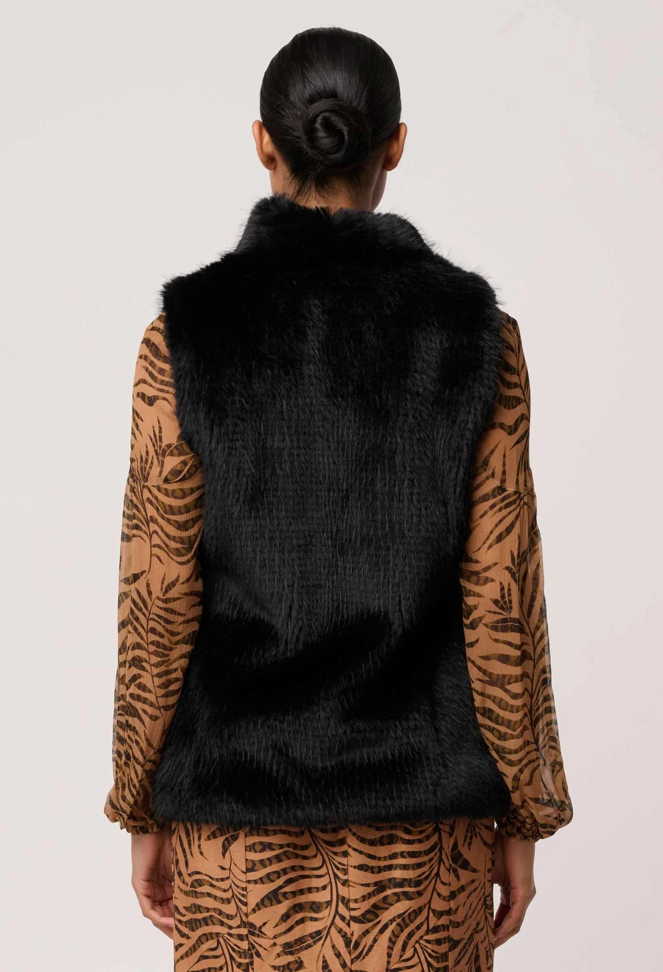 Once Was Hazel Faux Fur Vest