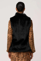 Once Was Hazel Faux Fur Vest