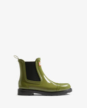 Hunter Women's Chelsea Commando Gloss Boot Lizard
