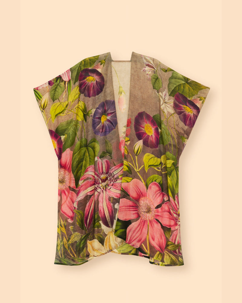 Powder Wool Wraparound Botanical