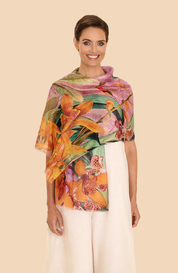 Powder Wool Scarf Botany Bliss Charcoal