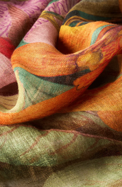 Powder Wool Scarf Botany Bliss Charcoal