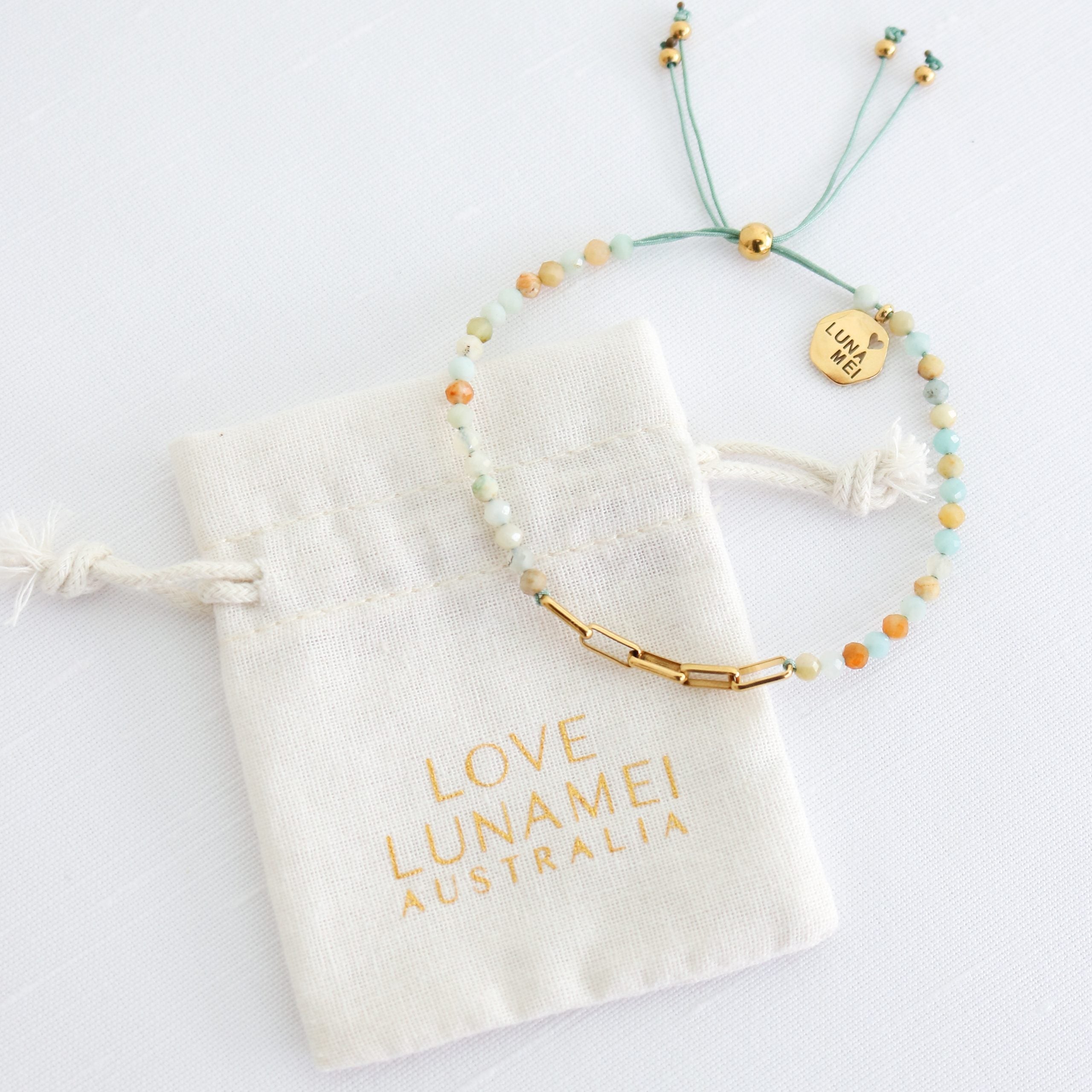 Love Lunamei Mei Bracelet Amazonite