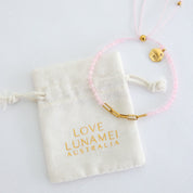 Love Lunamei Mei Bracelet Rose Quartz