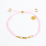 Love Lunamei Mei Bracelet Rose Quartz