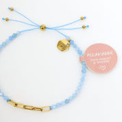 Love Lunamei Mei Bracelet Aquamarine