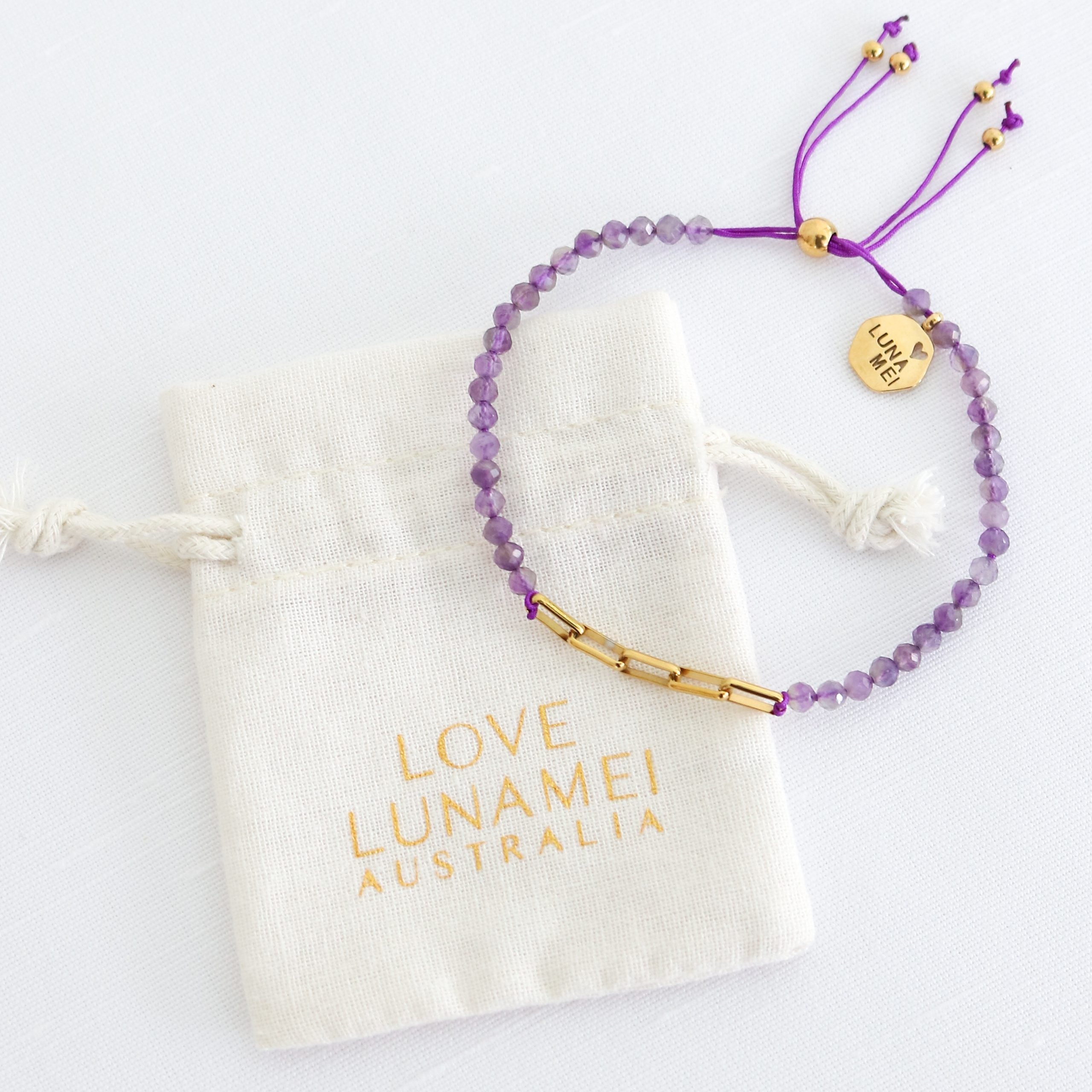 Love Lunamei Mei Bracelet Amethyst