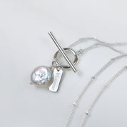 Love Lunamei Balance Sliver Necklace