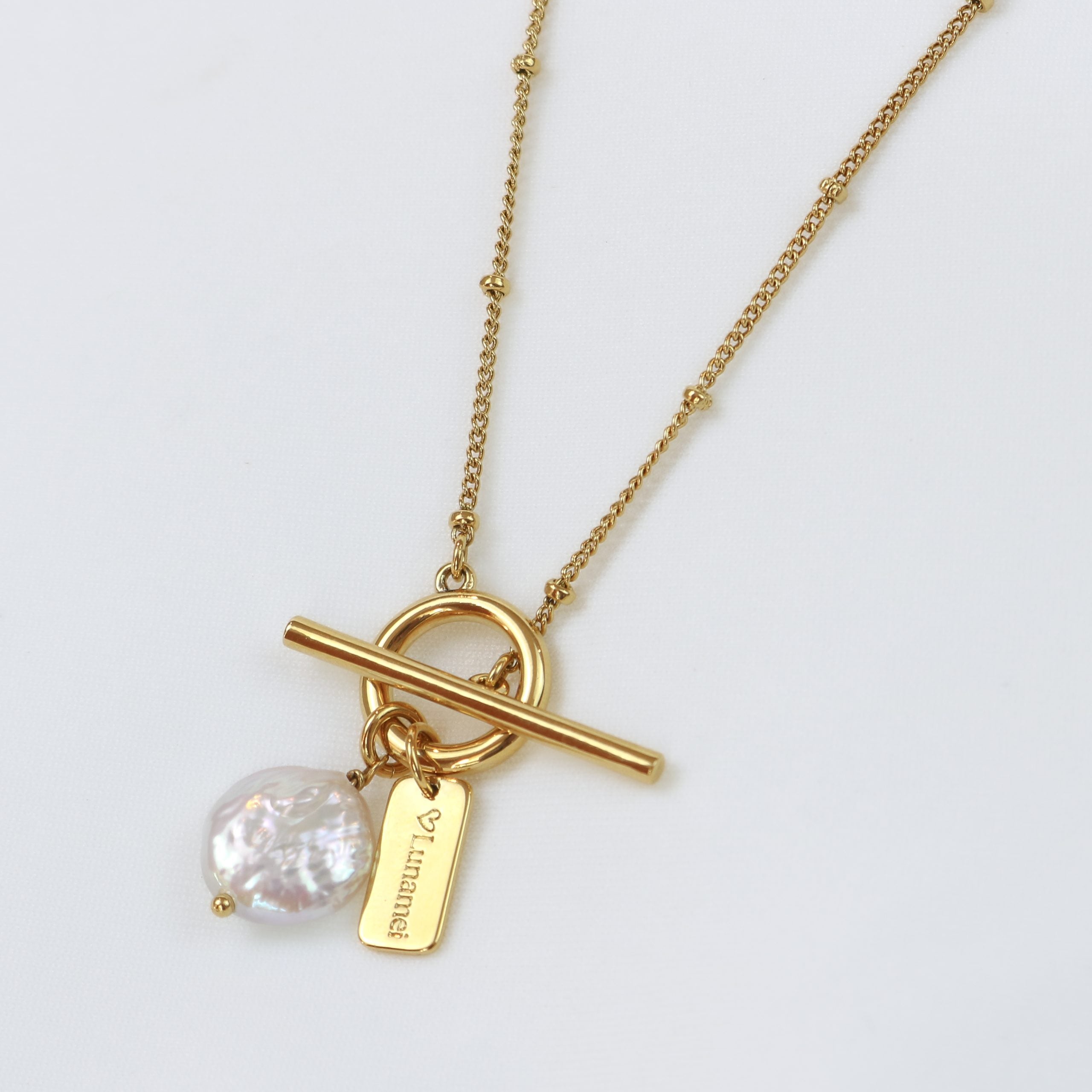 Love Lunamei Balance Necklace Gold