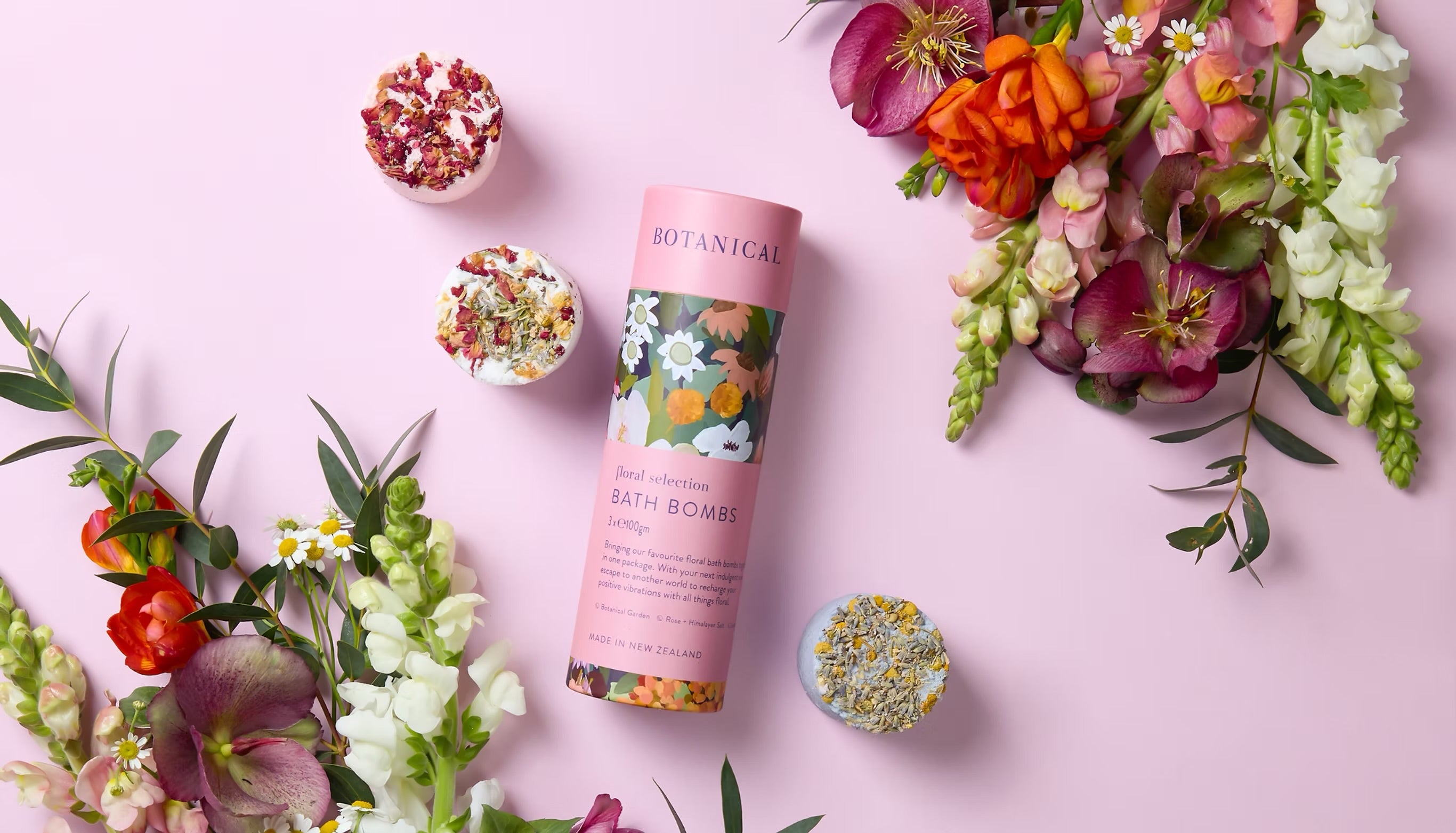 BOTANICAL NZ Floral Selection Gift Tube
