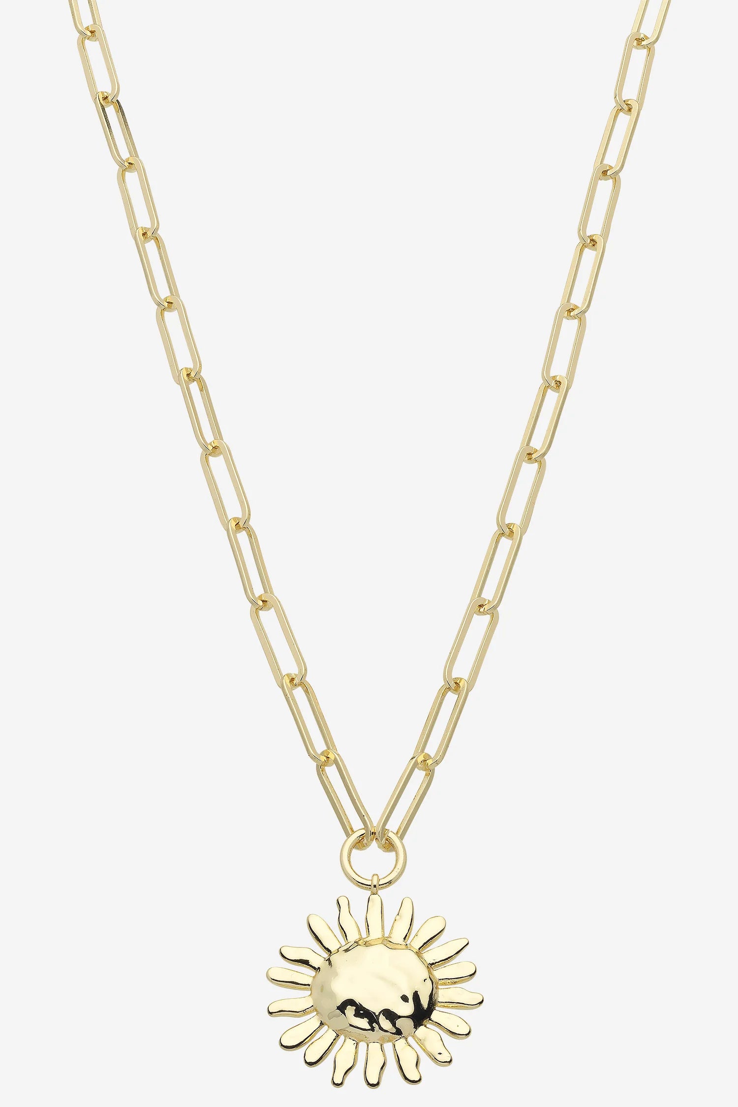 LIBERTE Summer Gold Sun Necklace