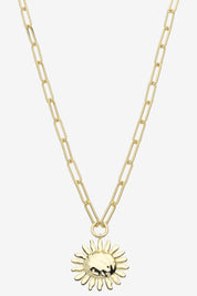 LIBERTE Summer Gold Sun Necklace