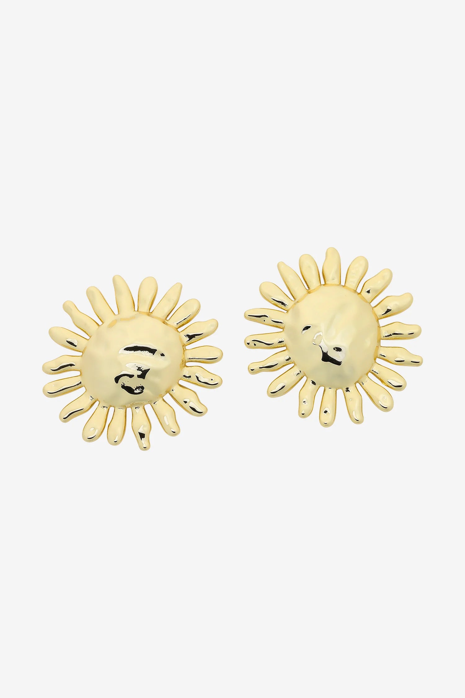LIBERTE Summer Gold Sun Earrings