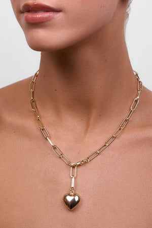 LIBERTE Lotte Soft Gold Heart Necklace