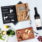 Artisanau Cheese & Wine 4 Piece Book Box