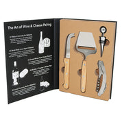 Artisanau Cheese & Wine 4 Piece Book Box