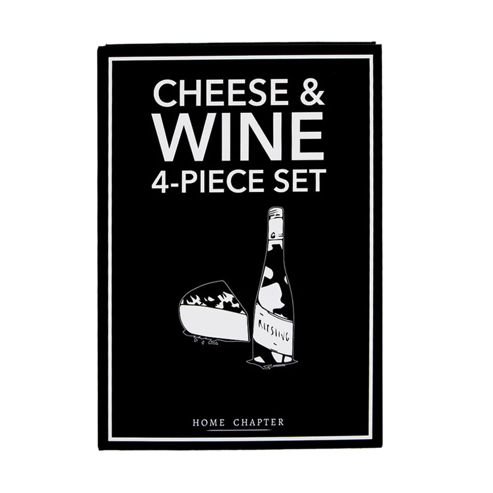 Artisanau Cheese & Wine 4 Piece Book Box