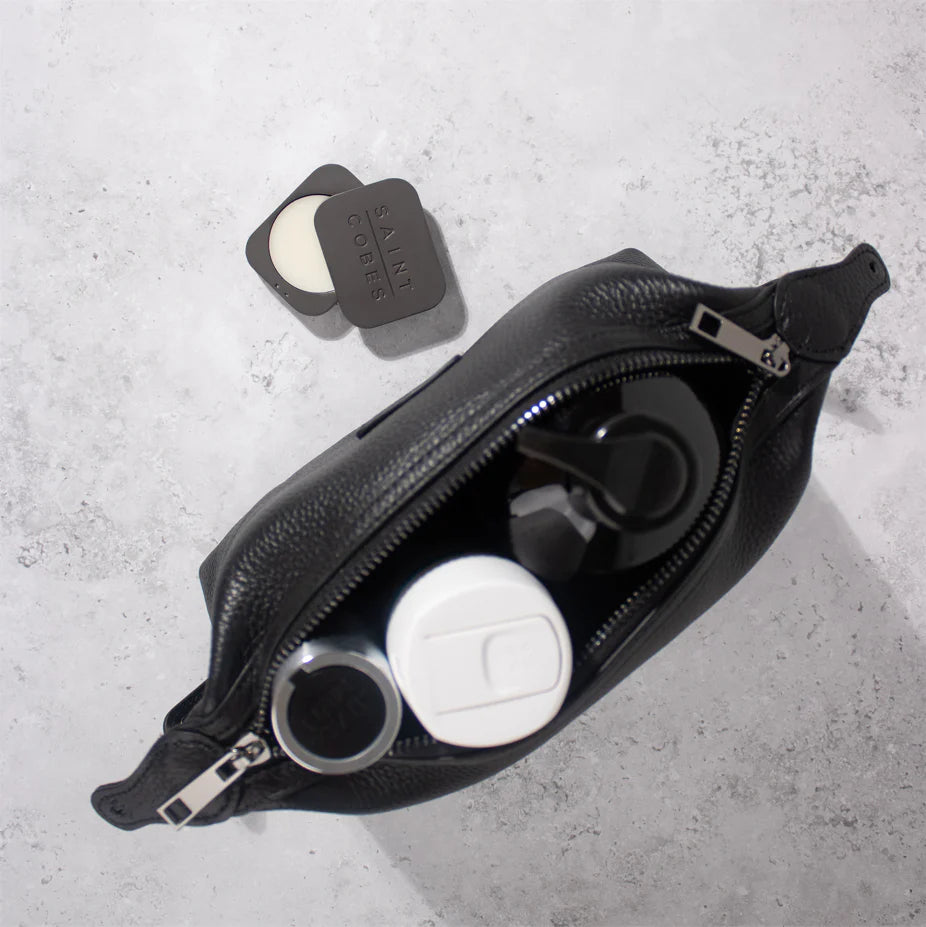 Saint Cobes Leather Travel Wash Bag