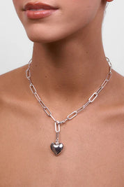 LIBERTE Lotte Silver Heart Necklace
