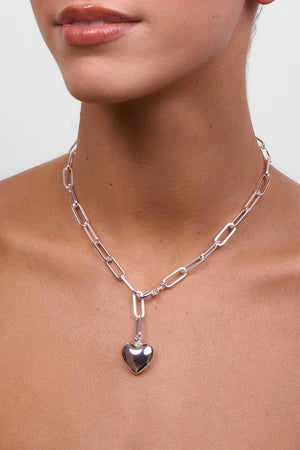 LIBERTE Lotte Silver Heart Necklace