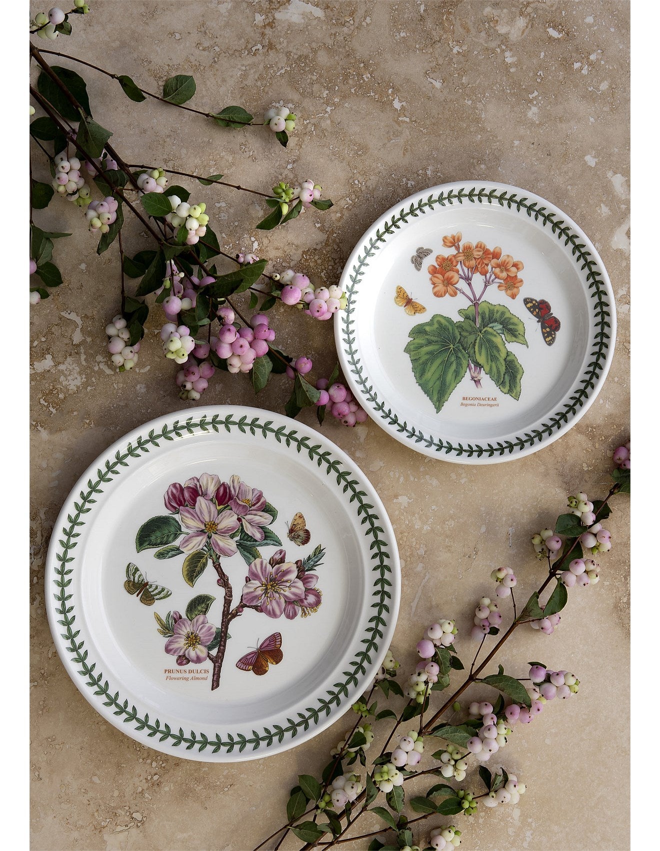 PORTMEIRION Botanic Garden Dinner Plate - Flowering Almond