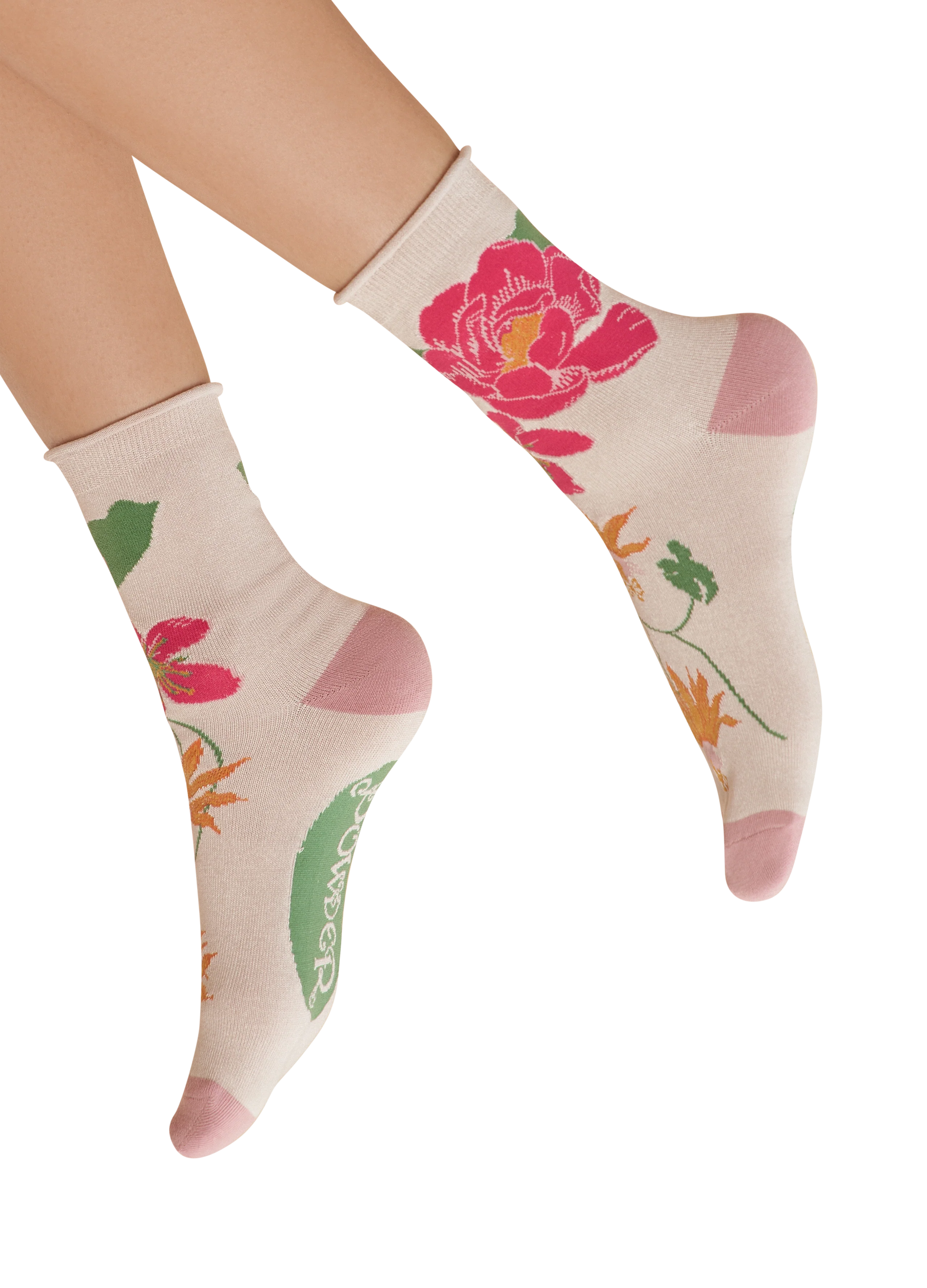POWDER Tropical Flower Socks