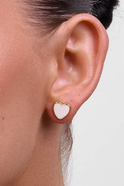 LIBERTE Myra Gold Heart Stud