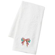PILBEAM LIVING Christmas Cheer Collection Hand Towel Festive Bow