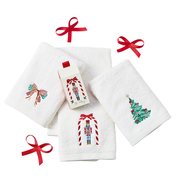 PILBEAM LIVING Christmas Cheer Collection Hand Towel Nutcracker