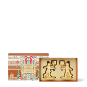 GLASSHOUSE FRAGRANCE METAL CANDLESTICK HOLDERS