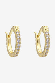 Liberte piccolo dolce gold huggie earring