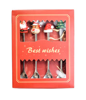 TAMBORIL - Santa & Friends 4 pce Spoon Set