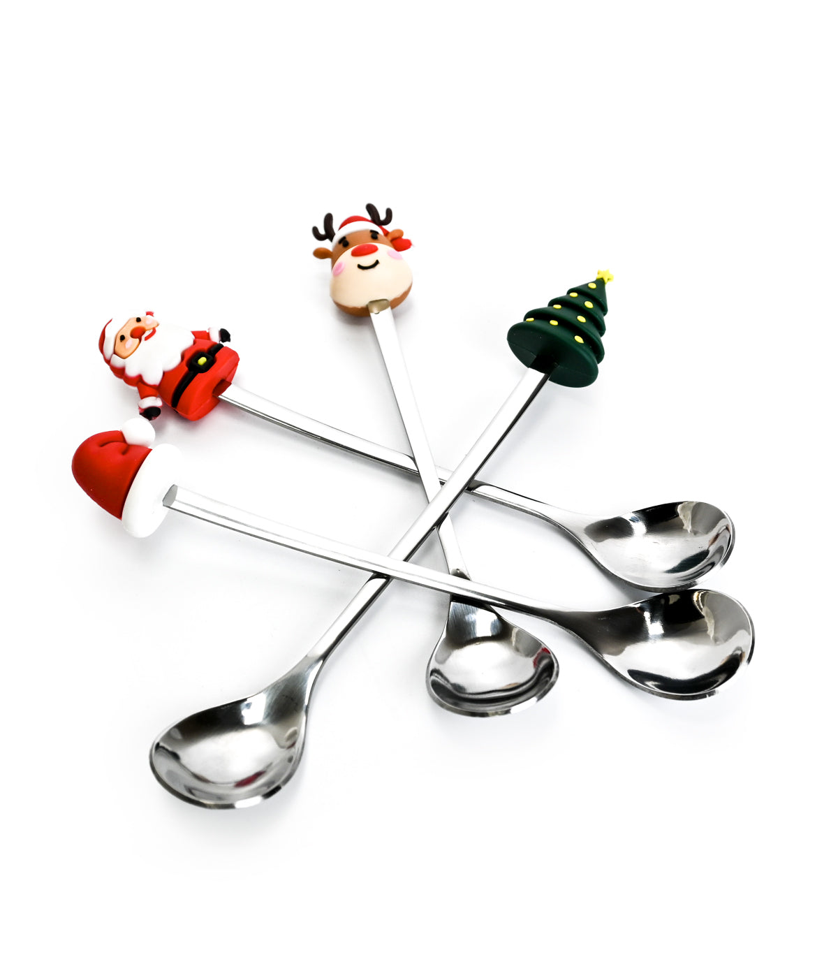 TAMBORIL - Santa & Friends 4 pce Spoon Set