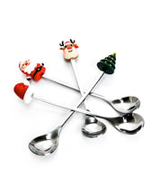 TAMBORIL - Santa & Friends 4 pce Spoon Set