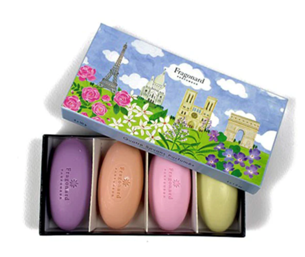 FRAGONARD Paris Soap Gift Box 4x50g
