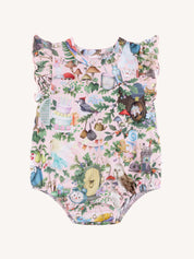 FLEUR HARRIS Faraway Friends Sweet Bubble Romper - Sugar Pink