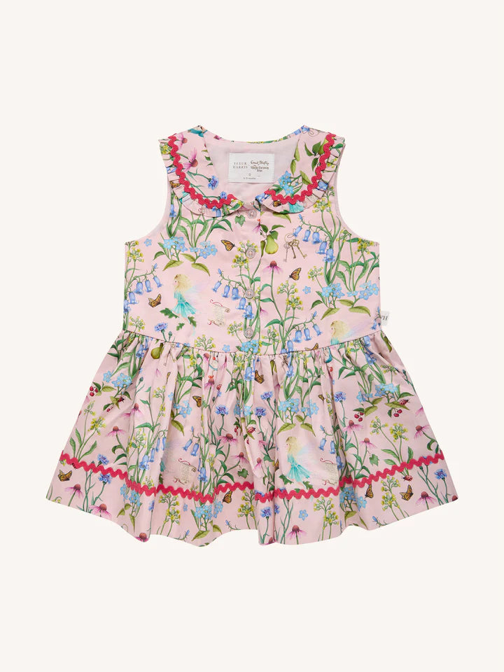 FLEUR HARRIS Faraway Friends Winsome Baby Dress - Sugar Pink