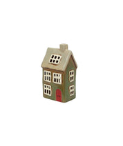 FRENCH COUNTRY Alsace Tea Light House Christmas Green
