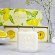 THE ENGLISH SOAP COMPANY Lemon & Mandarin Triple Soap Bars Gift Set 3x100g