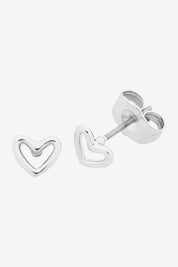 LIBERTE Petite Heart Silver Earring
