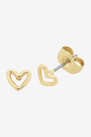 LIBERTE Petite Heart Gold Earring