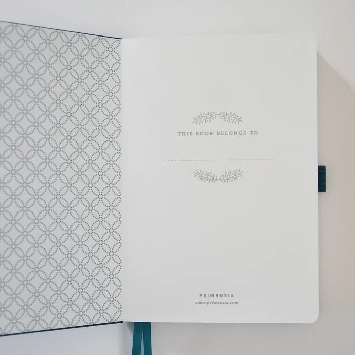 Primrosia Jungle green  – Watercolor Dot Grid A5 Journal (Copy)