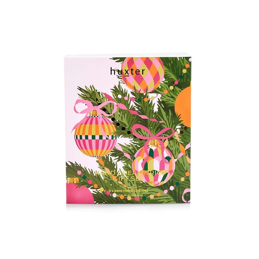 Huxter Adorned Christmas Hand Cream Trio Gift Set