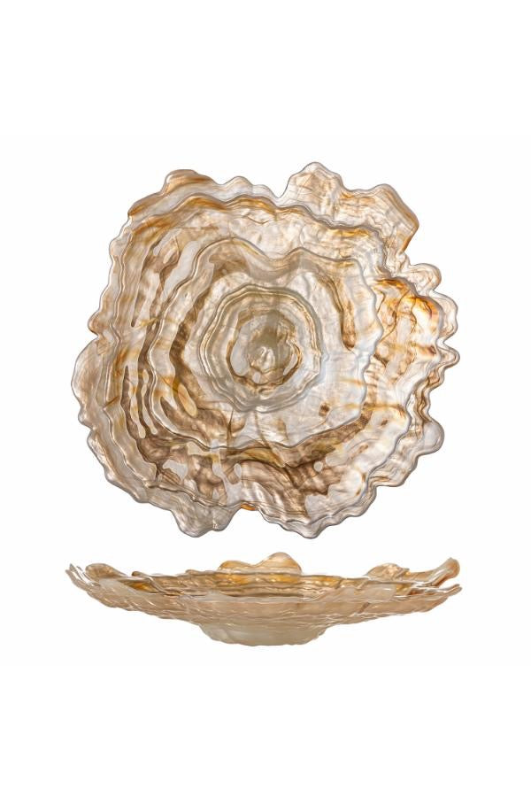 Asimi Bowl, Nature, Glass  D38xH8 cm