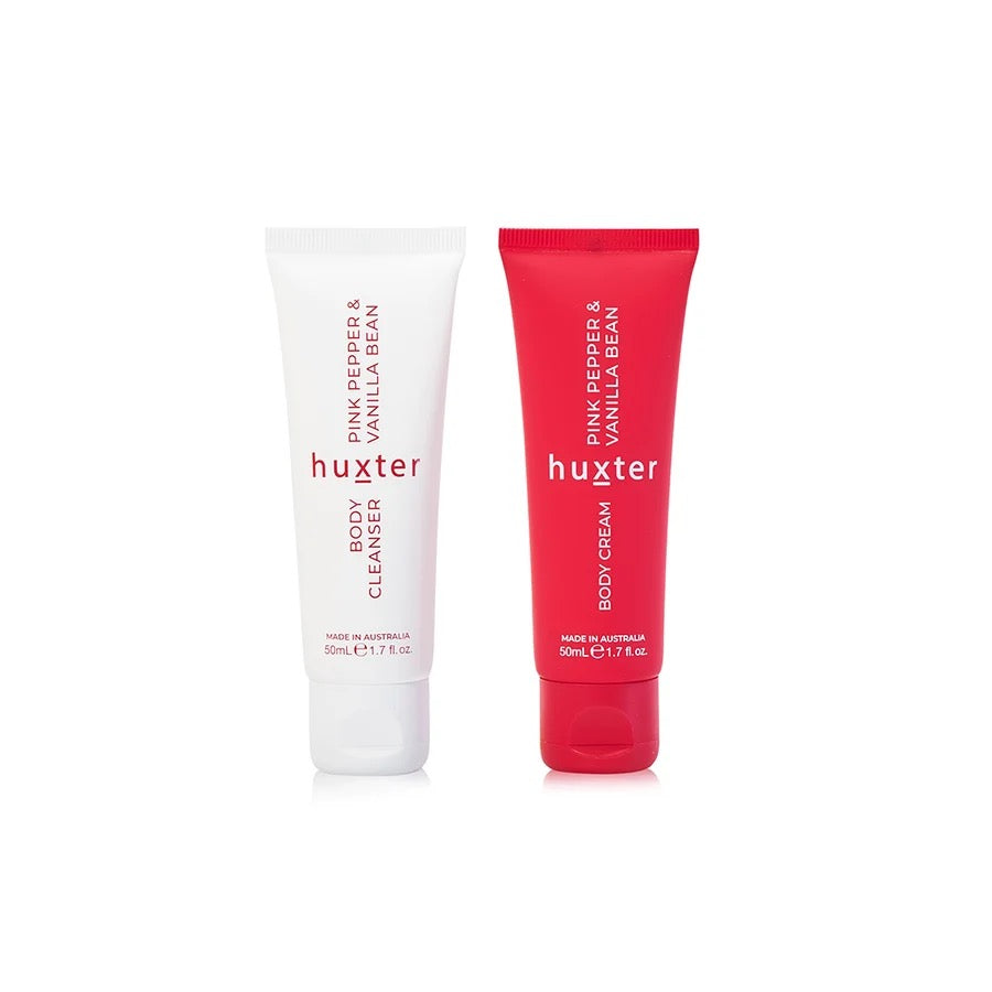 Huxter Body Care Duo Bon Bon Pink Pepper & Vanilla Bean