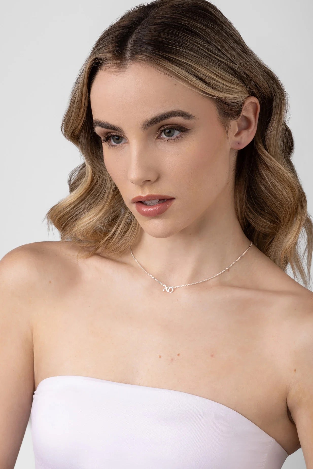 LIBERTE Bisou Silver Necklace